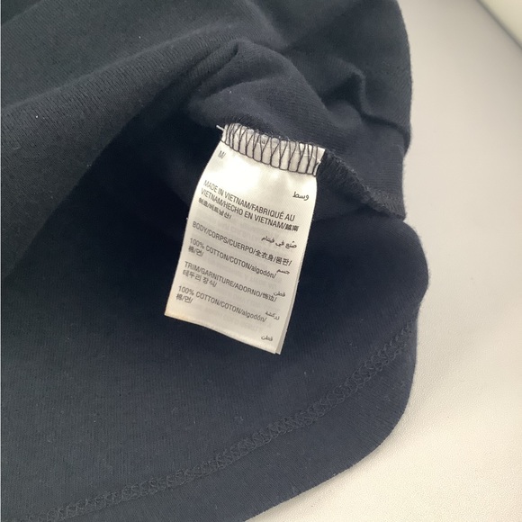 Karen Scott Womens Black Collared Stretch Fitted Tee M - Picture 4 of 5